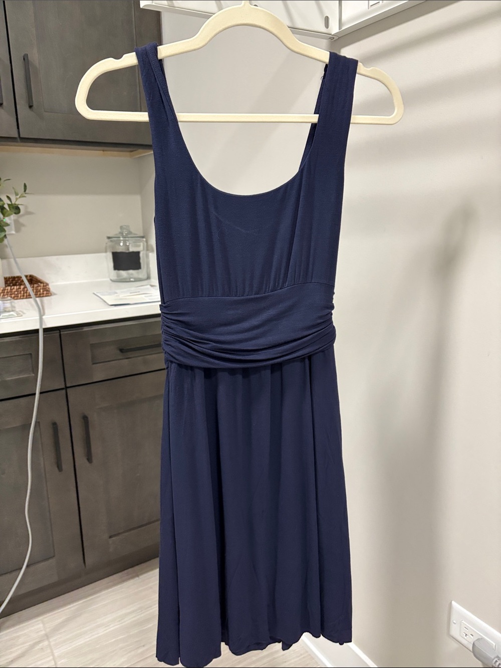 Bailey 44 Navy Sleeveless Knotted Waist Midi Dress - Picture 2 of 2